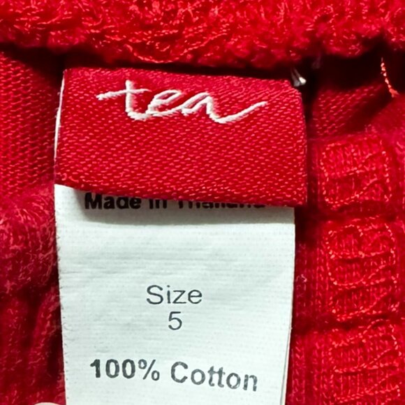 Boys Red Shorts - Picture 2 of 4